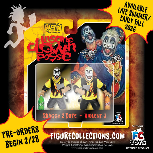 FC Toys Wrestle-Something Wrestlers Insane Clown Posse: Shaggy 2 Dope & Violent J [With Yellow Gear]
