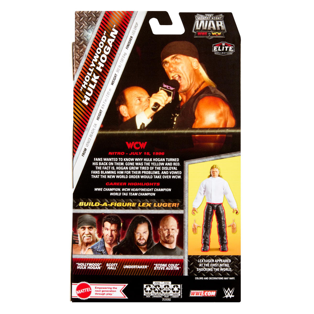2024 WWE Mattel Elite Collection Monday Night War Series 1 "Hollywood" Hulk Hogan [Exclusive]
