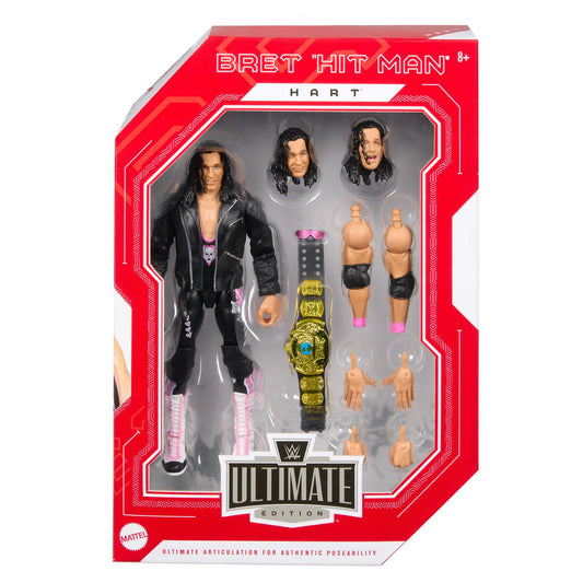 2024 WWE Mattel Ultimate Edition Monday Night War Series 1 Bret "Hit Man" Hart [Exclusive]