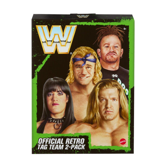 2024 WWE Mattel Ringside Exclusive DX Official Retro Tag Team 2-Pack