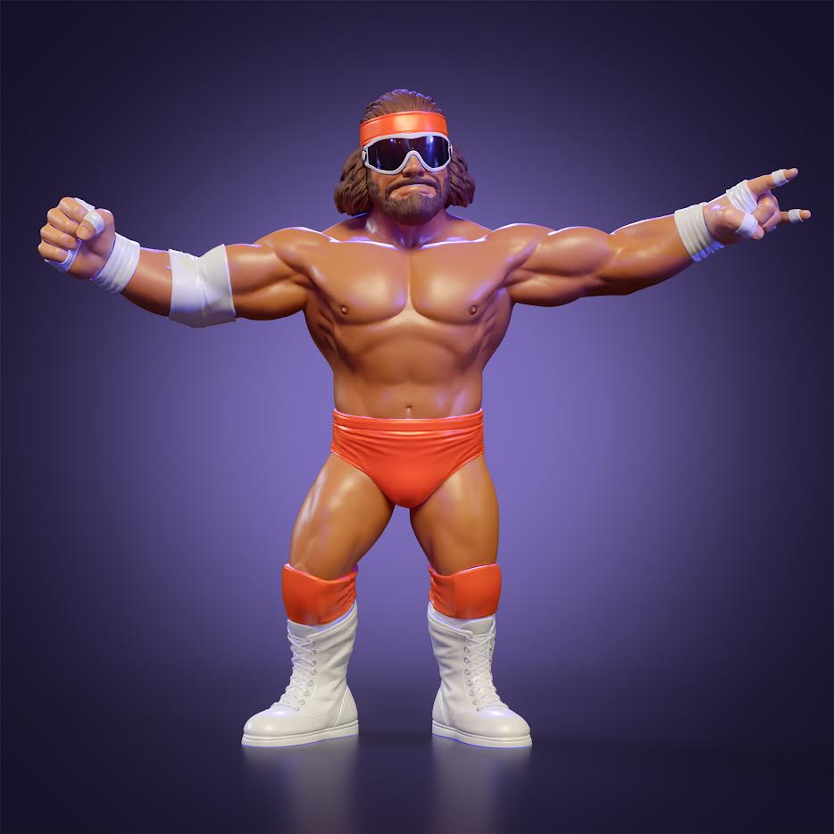 Toy Notion Wrestle Feds Series 2 "Macho Man" Randy Savage [April 1989]