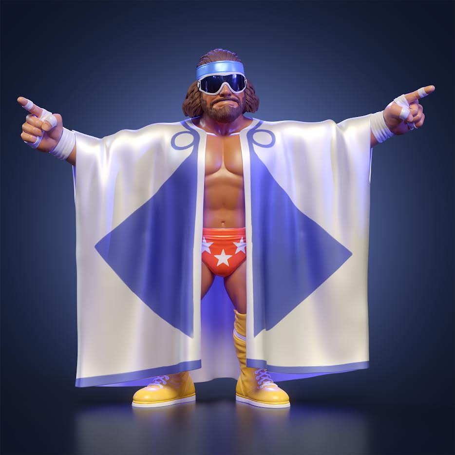 Toy Notion Wrestle Feds Series 2 "Macho Man" Randy Savage [March 1988]
