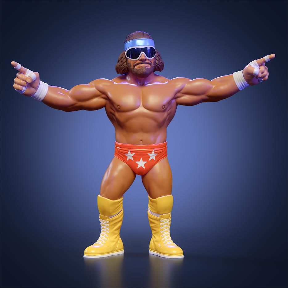 Toy Notion Wrestle Feds Series 2 "Macho Man" Randy Savage [March 1988]