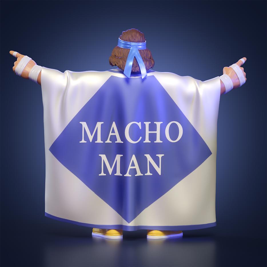 Toy Notion Wrestle Feds Series 2 "Macho Man" Randy Savage [March 1988]