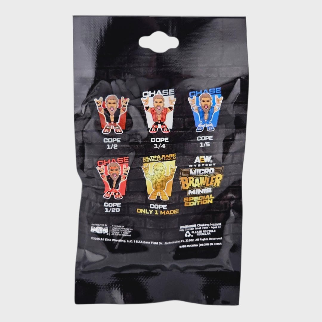 2026 AEW Pro Wrestling Tees Crate Exclusive Micro Brawler Minis Special Edition Cope [1 of 1]