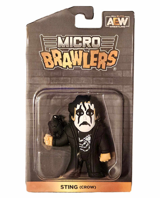 2024 AEW Pro Wrestling Tees Micro Brawlers Limited Edition Sting [Crow]