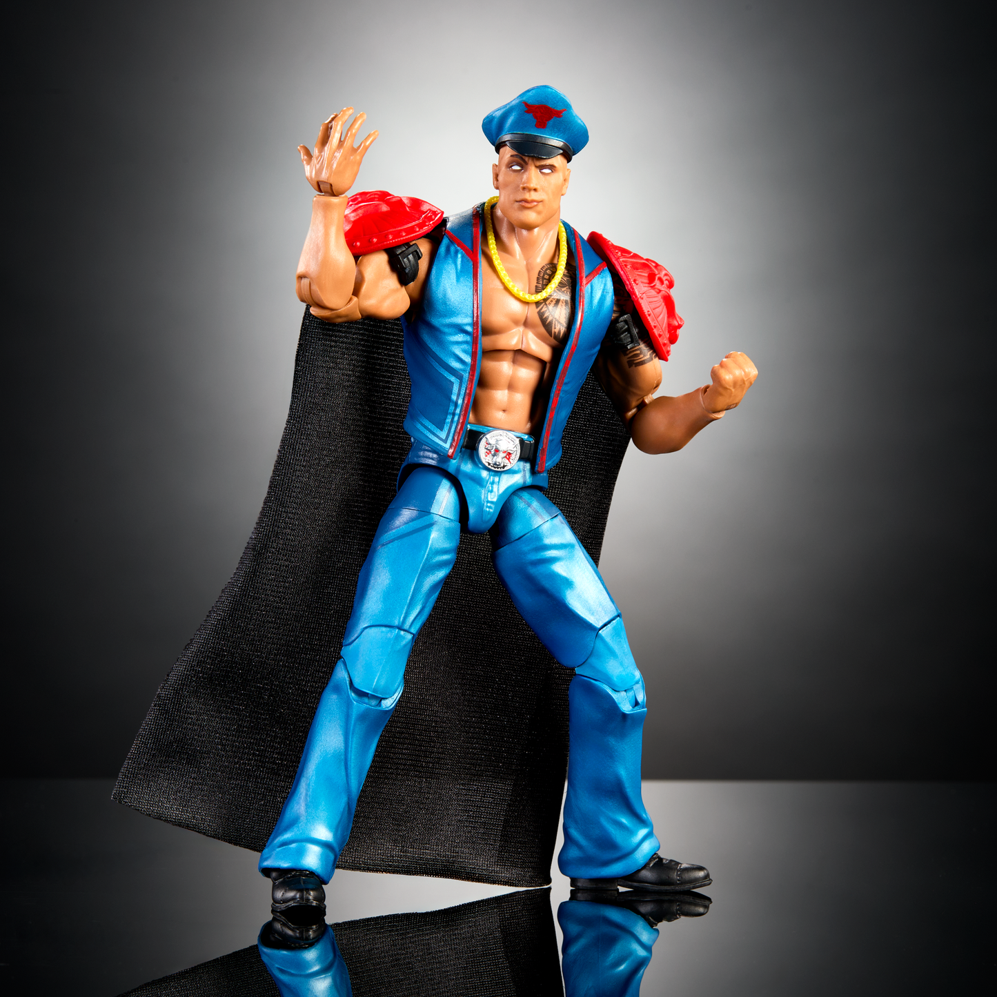 2026 WWE x Street Fighter Elite Collection Series 4 "Final Boss" The Rock as M. Bison [Player Two]