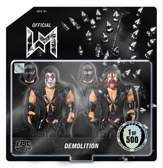 2024 Epic Toys Wrestling Megastars Limited Edition 2-Pack: Demolition