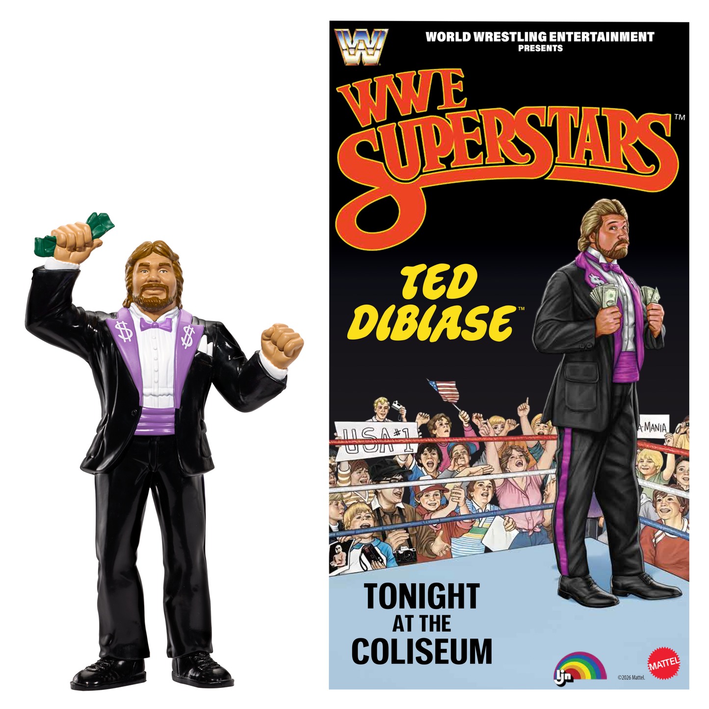2026 Mattel LJN WWE Superstars Series 4 Ted DiBiase [Chase]