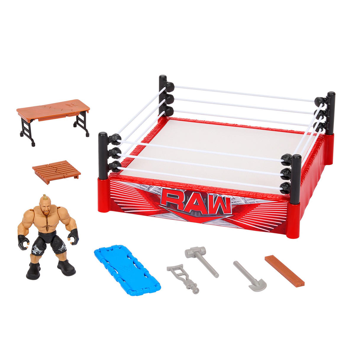 2024 WWE Mattel Knuckle Crunchers Rebound Ring [With Brock Lesnar]