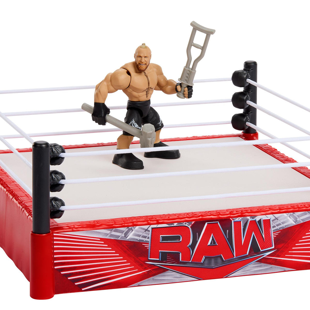 2024 WWE Mattel Knuckle Crunchers Rebound Ring [With Brock Lesnar