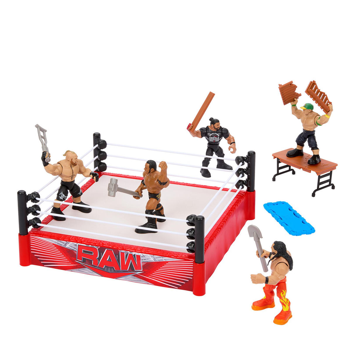 2024 WWE Mattel Knuckle Crunchers Rebound Ring [With Brock Lesnar]