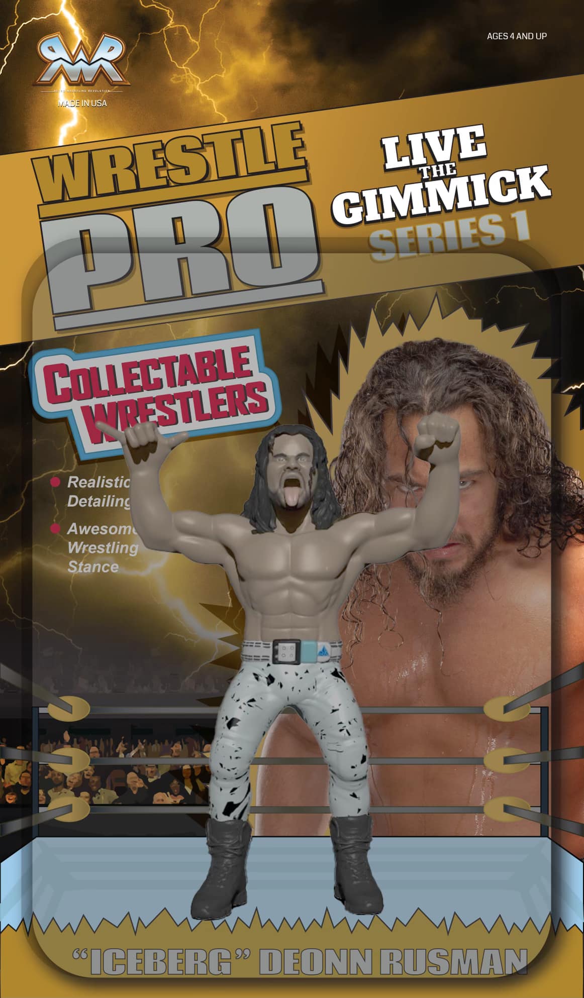 WrestlePro Alaska Live the Gimmick Series 1 "Iceberg" Deonn Rusman