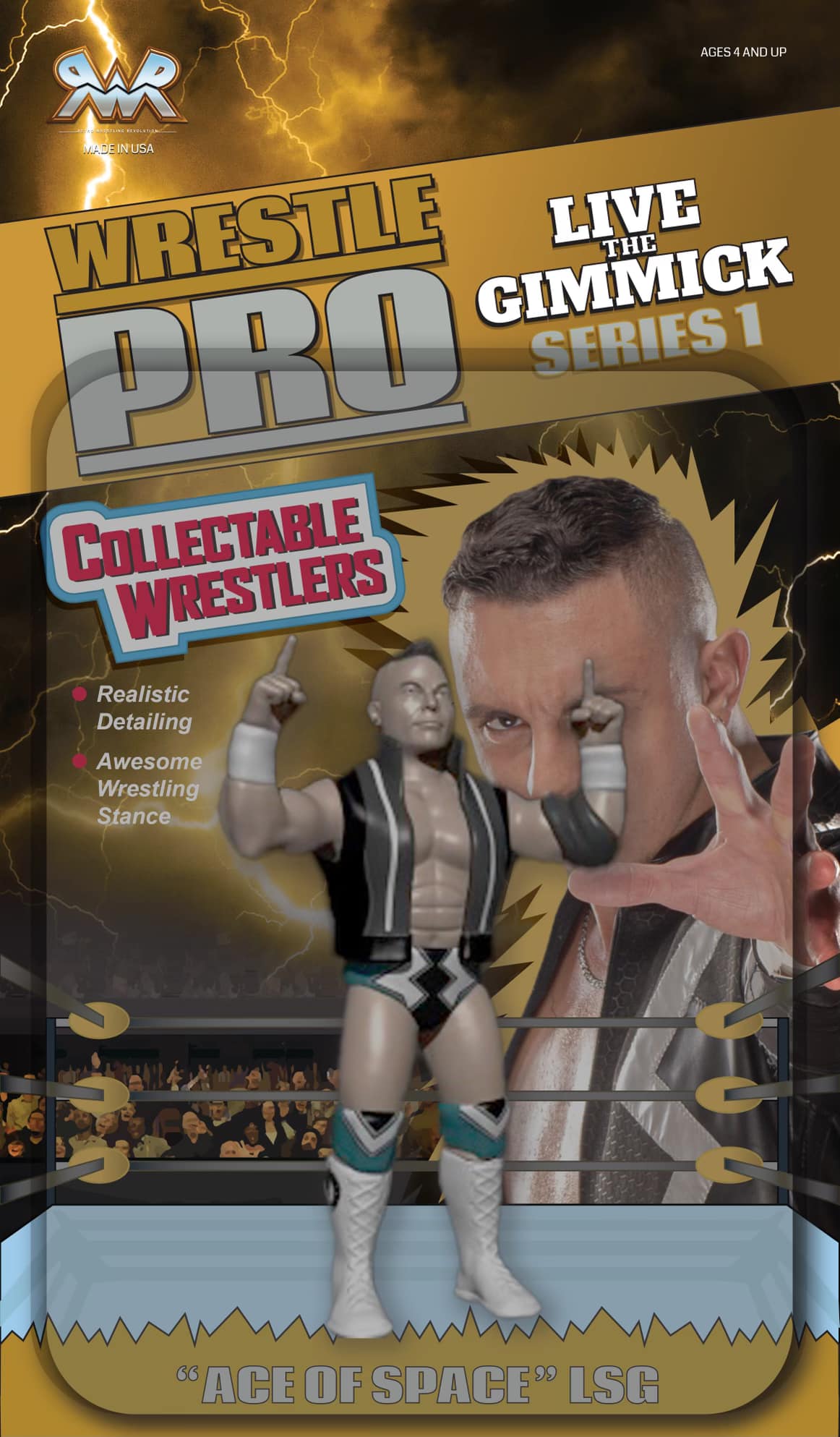 WrestlePro Alaska Live the Gimmick Series 1 "Ace of Space" LSG