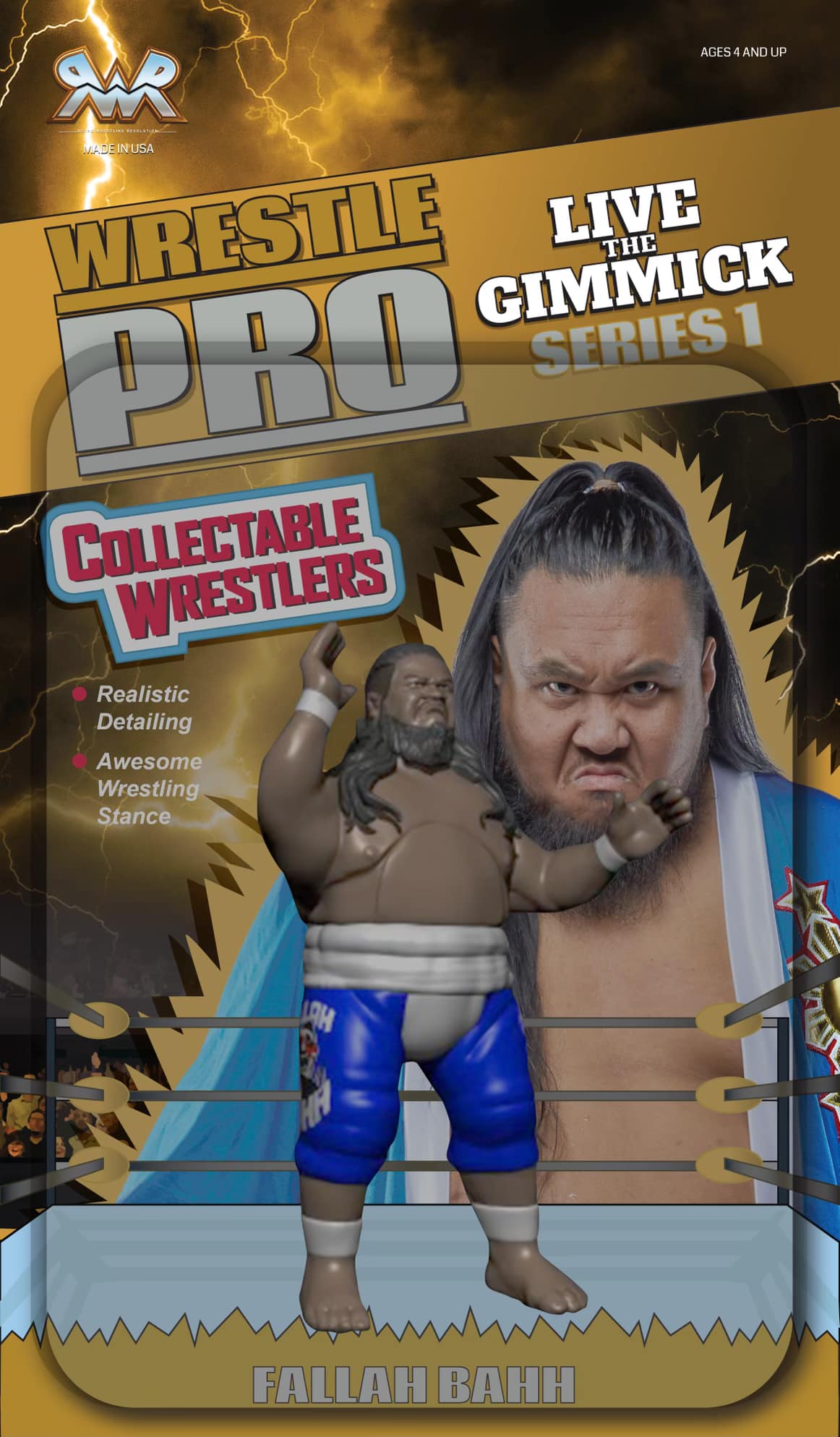 WrestlePro Alaska Live the Gimmick Series 1 Fallah Bahh