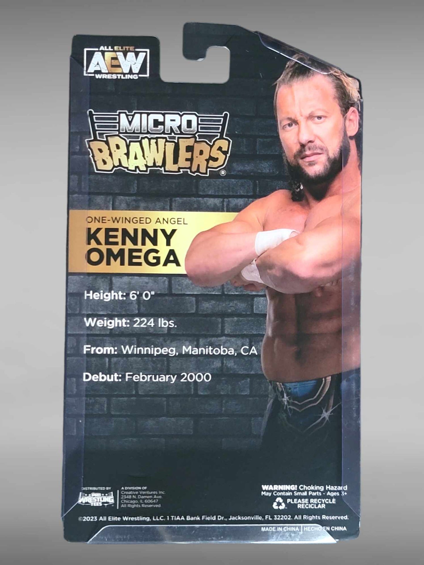 Kenny Omega One-Winged Angel AEW Micro Brawler® - LIMITED STOCK AVAILABLE!  (Ready to Ship)