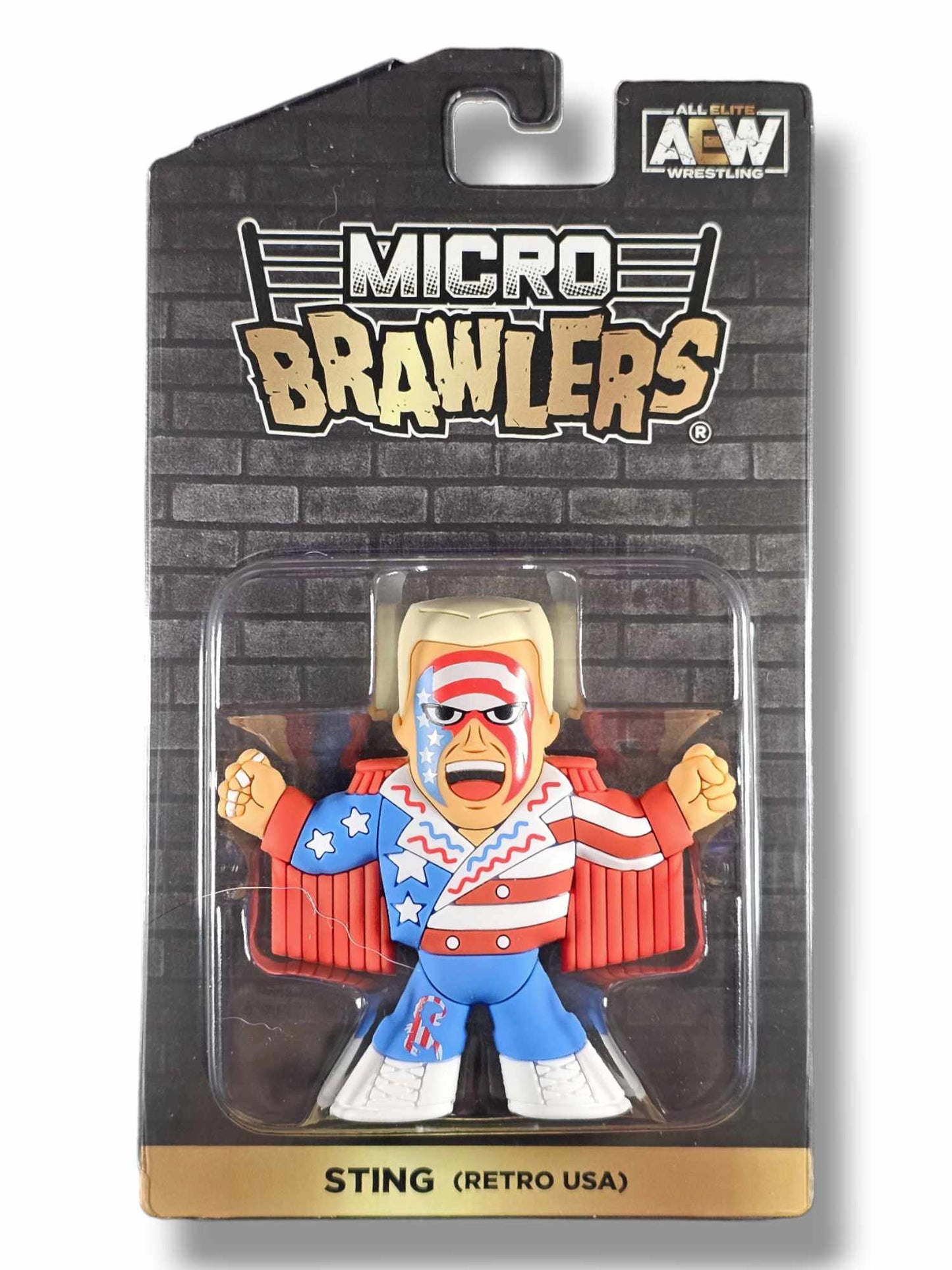 2023 AEW Pro Wrestling Tees Micro Brawlers Limited Edition Sting [Retr –  Wrestling Figure Database