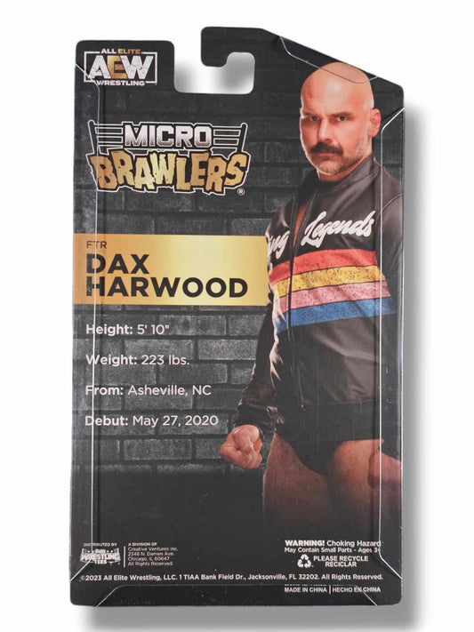 2023 AEW Pro Wrestling Tees Micro Brawlers Team Team Edition 1 of 2 FTR Dax Harwood