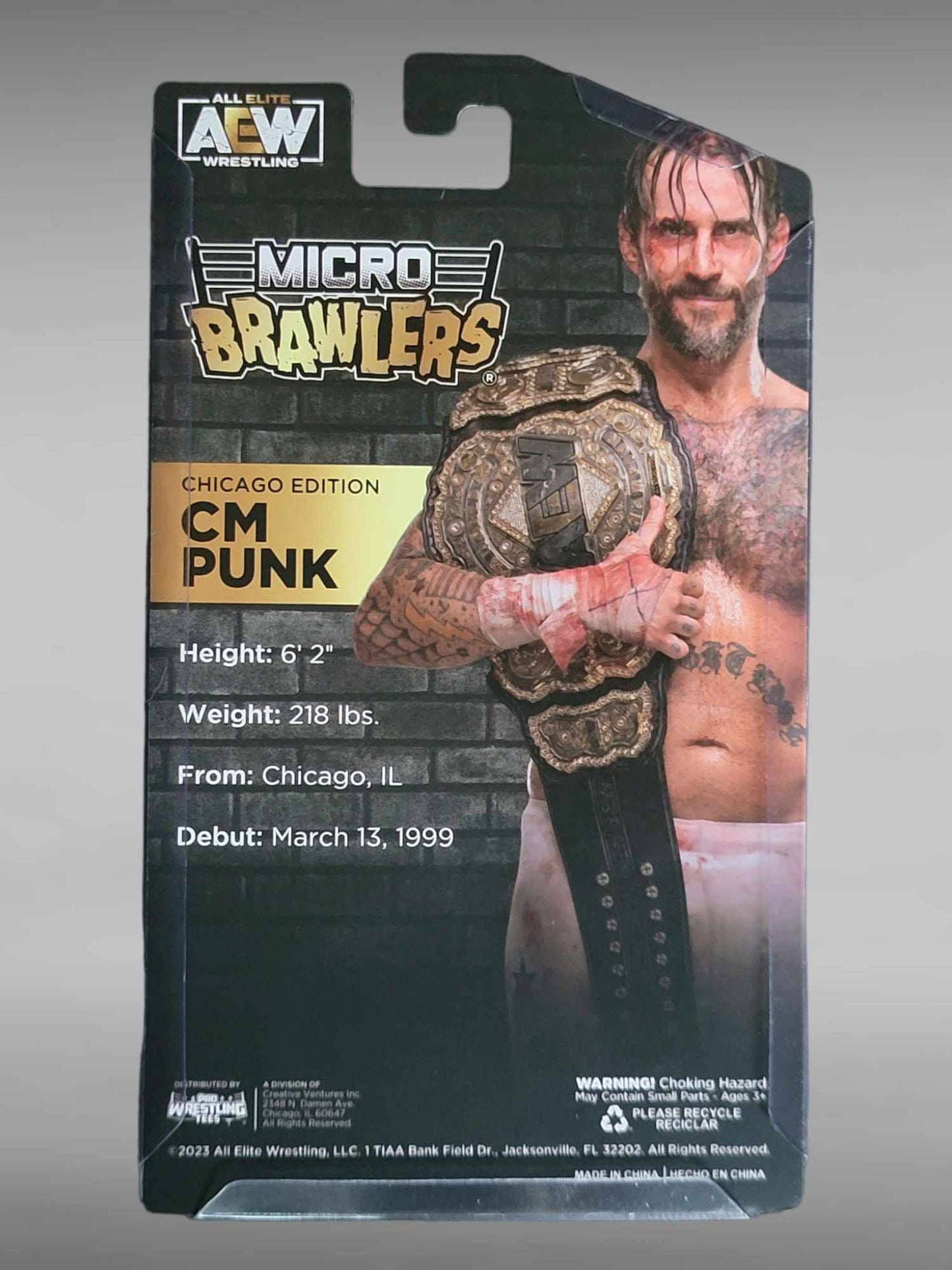 CM Punk Retro Micro Brawler - Save 20% During Black Friday - Pro Wrestling  Tees Email Archive