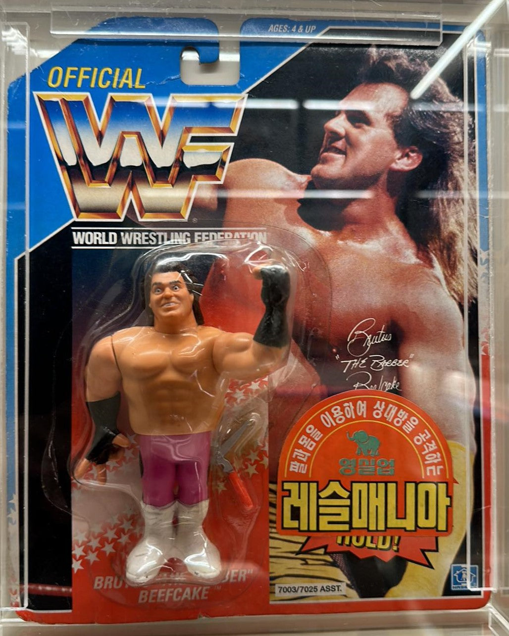 1990 WWF Hasbro Series 1 Brutus "The Barber" Beefcake with Sleeper Hold!