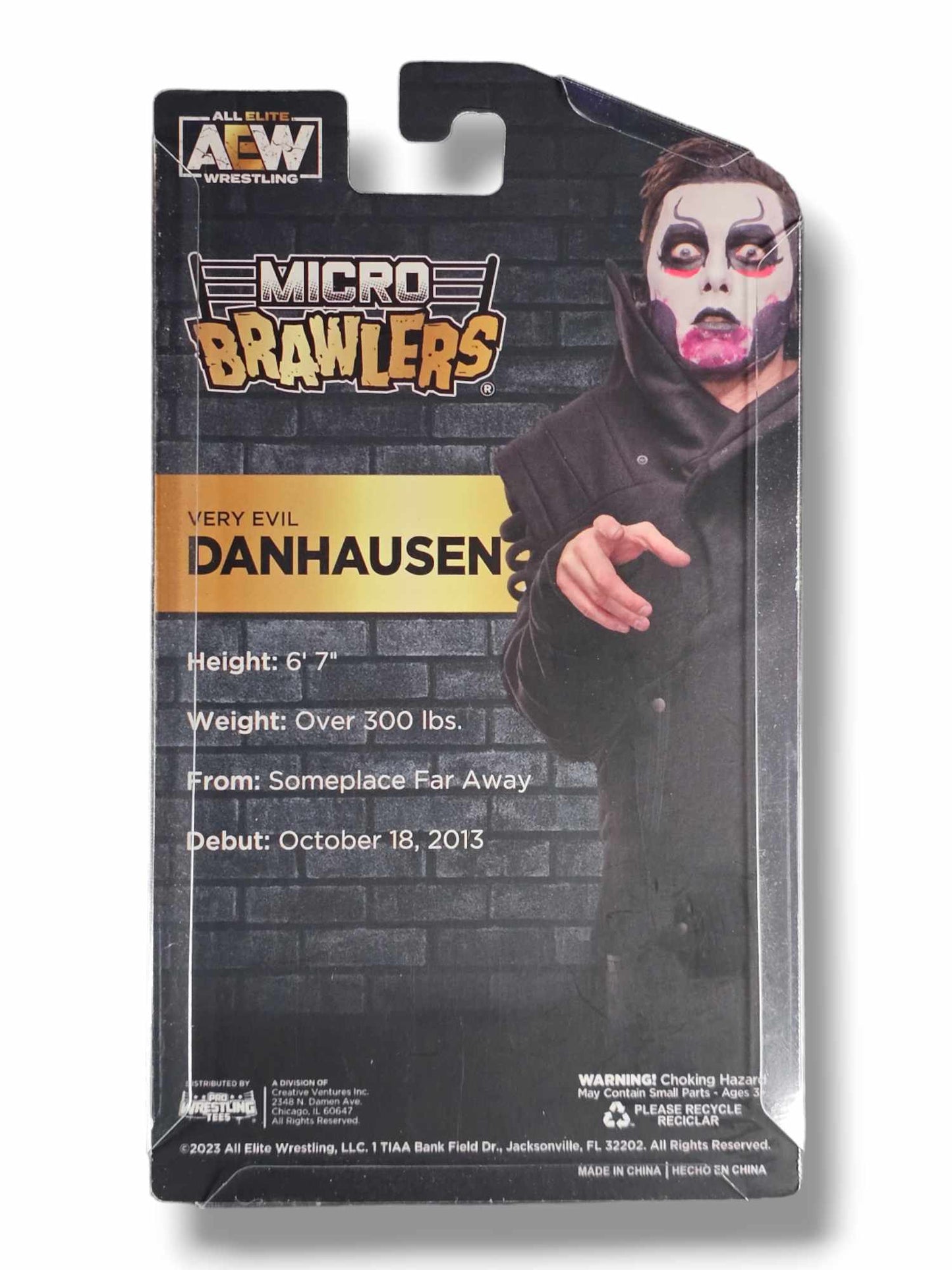 Pro Wrestling Tees on X: Pre-Order Now! AEW Micro Brawler - Danhausen  (Very Evil) 100 random orders will receive a Chase Variant. Available for 2  Weeks Only. 🦷🦷🦷 Link-  @DanhausenAD @ShopAEW @