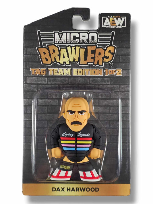 2023 AEW Pro Wrestling Tees Micro Brawlers Team Team Edition 1 of 2 FTR Dax Harwood