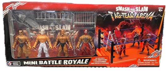Bootleg/Knockoff Smash and Slam Tag Team Arena Mini Battle Royale