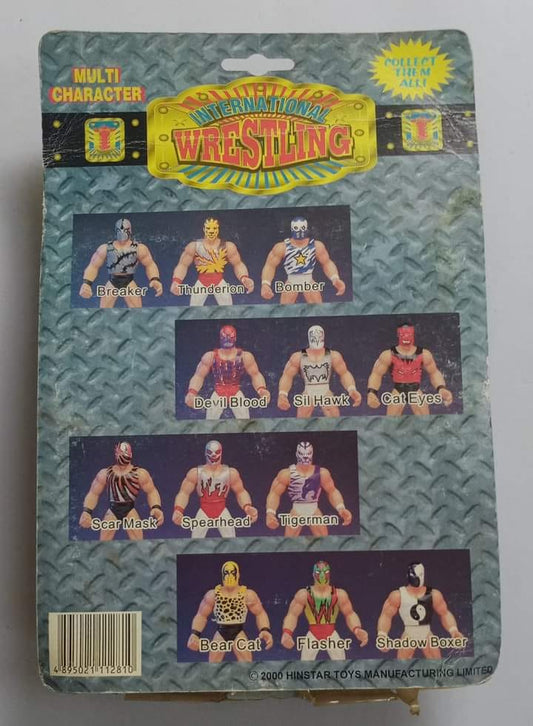 2000 Hinstar International Wrestling Bootleg/Knockoff Multi Character Wrestler: Bear Cat/Bomber