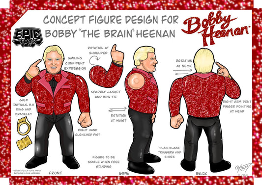 Epic Toys Wrestling Megastars Series 3 Bobby "The Brain" Heenan
