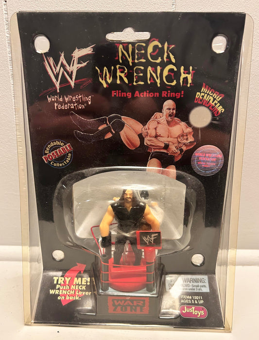 1999 WWF Just Toys Micro Bend-Ems Neck Wrench Fling Action Ring Undertaker & Gangrel