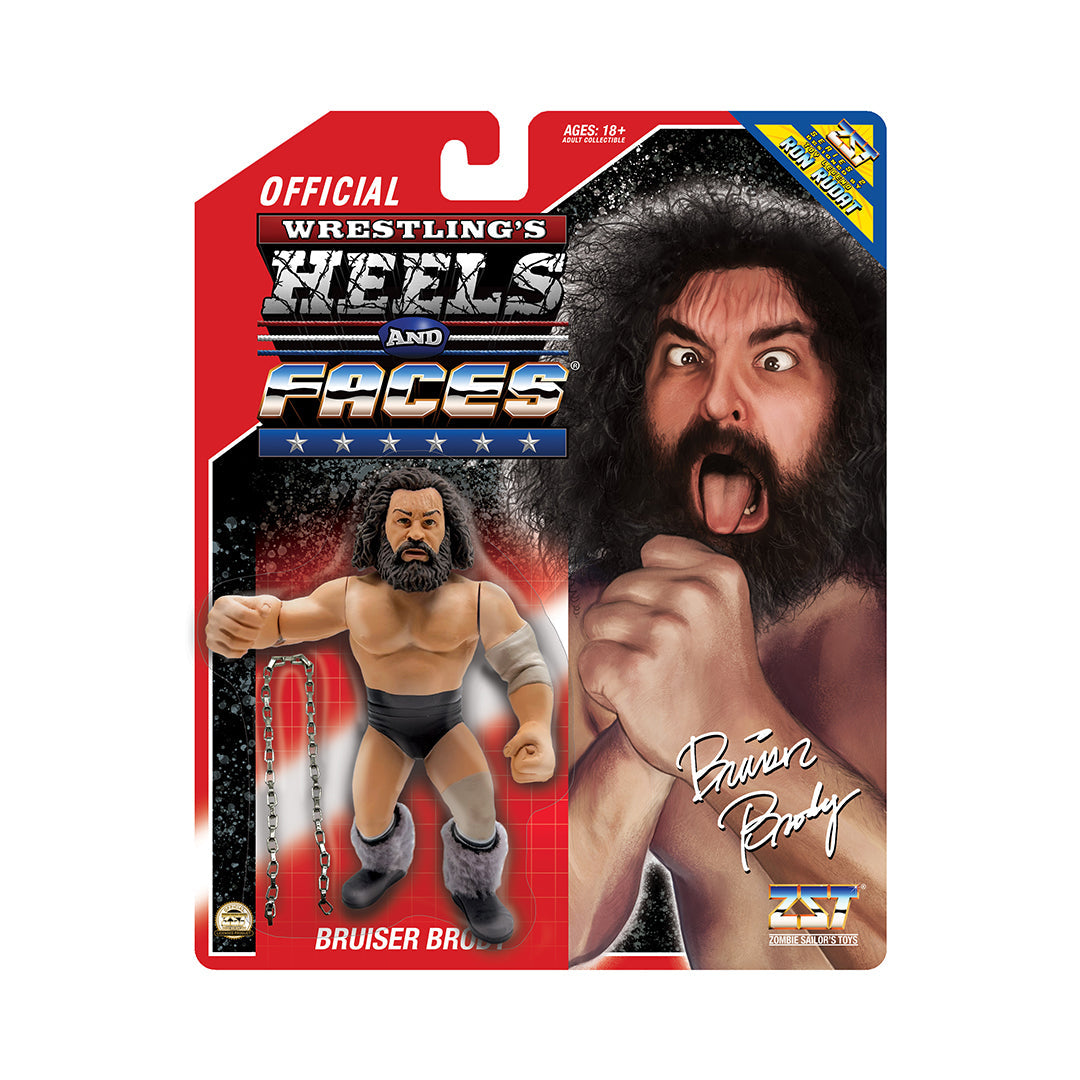 2023 Zombie Sailor's Toys Wrestling's Heels & Faces Series 2 Bruiser Brody [Without Preorder Vest]