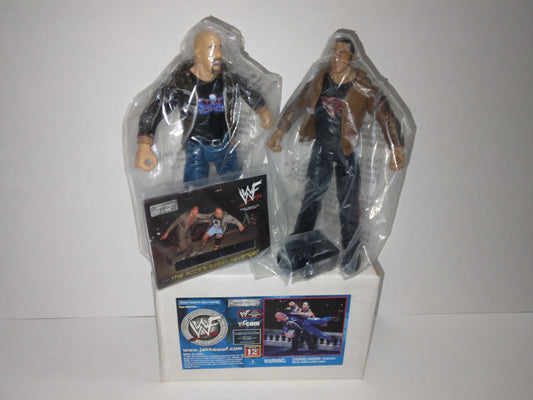 2001 WWF Jakks Pacific Titantron Live Famous Scenes JC Penney Exclusive: The Rock & Stone Cold Steve Austin