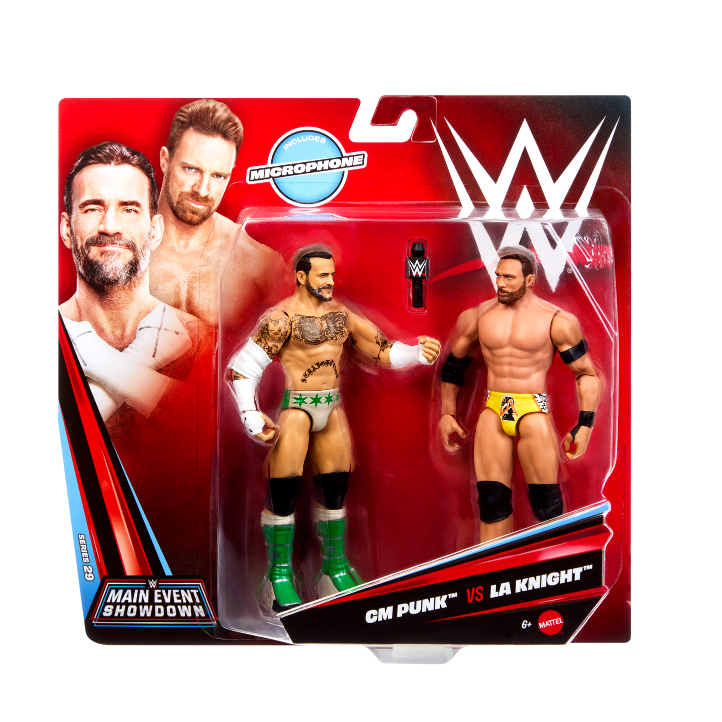 2026 WWE Mattel Main Event Showdown Series 29 CM Punk vs. LA Knight