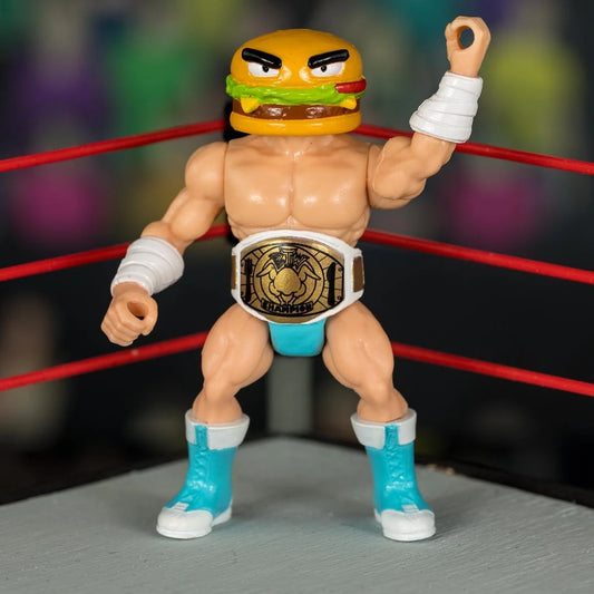 2018 Spy Monkey Creations Battle Tribes Wrestling Series 1 Jimmy Cheeseburger