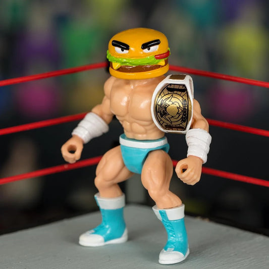2018 Spy Monkey Creations Battle Tribes Wrestling Series 1 Jimmy Cheeseburger