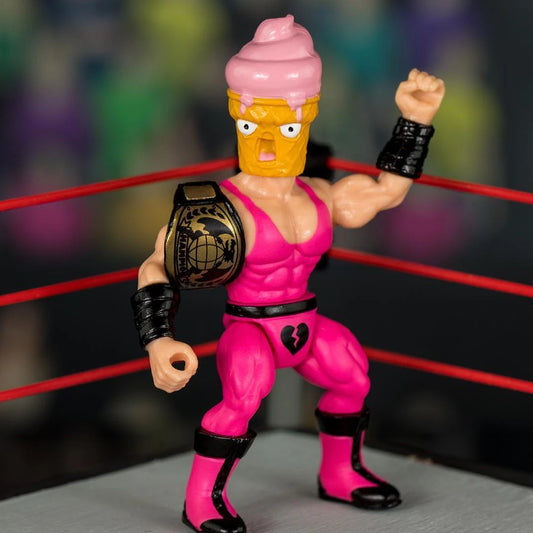 2018 Spy Monkey Creations Battle Tribes Wrestling Series 1 Pink Playboy