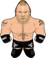 2023 WWE Uncanny Brands Bleacher Buddies Series 1 Brock Lesnar