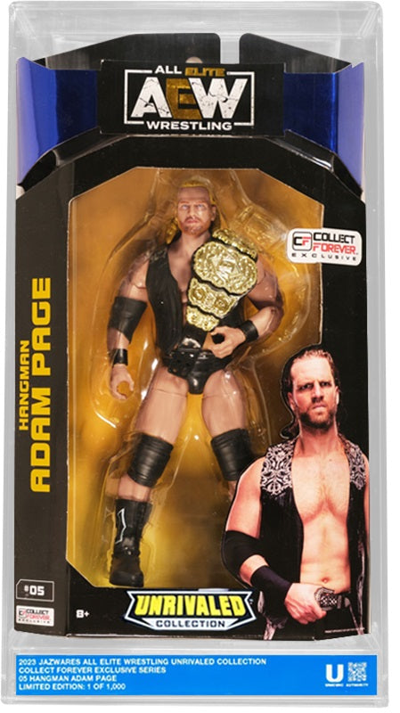 2024 AEW Jazwares Unrivaled Collection Collect Forever Exclusive #05 Hangman Adam Page