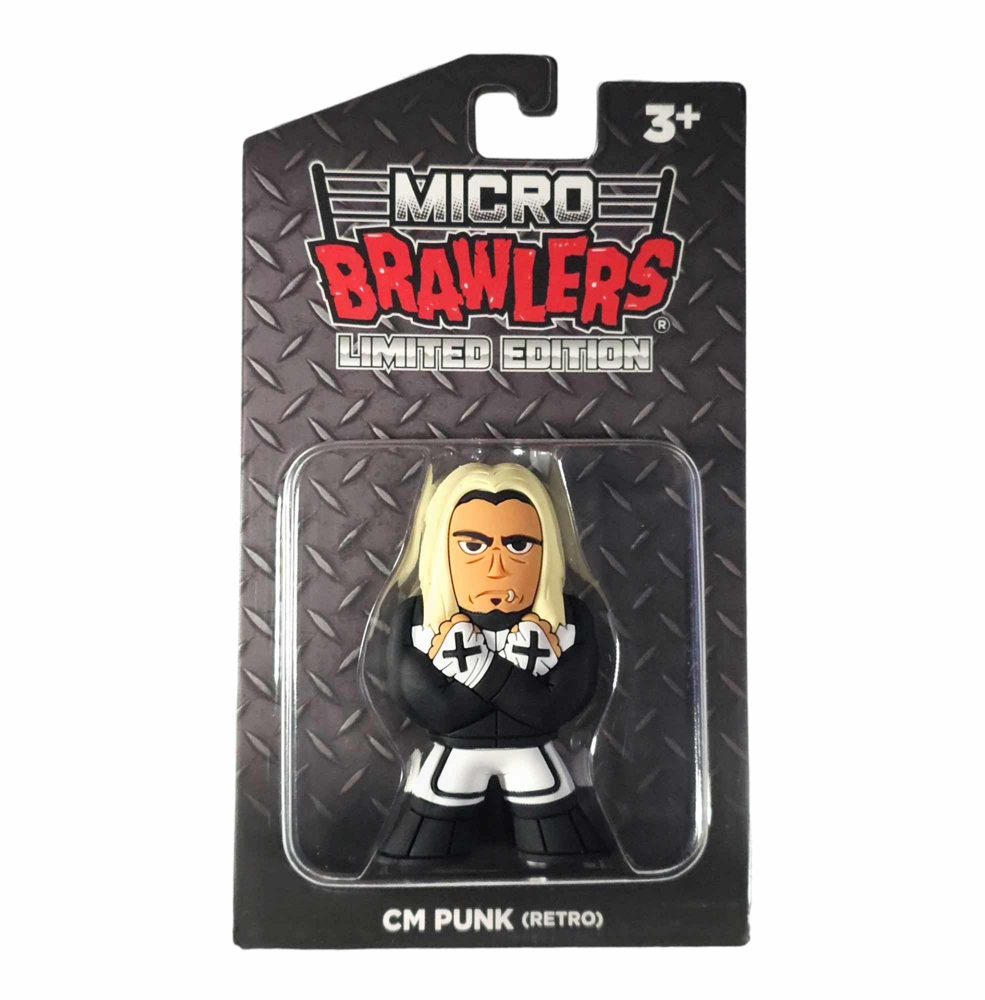 CM Punk Micro Brawler - AEW WWE mini figure - All Elite Wrestling