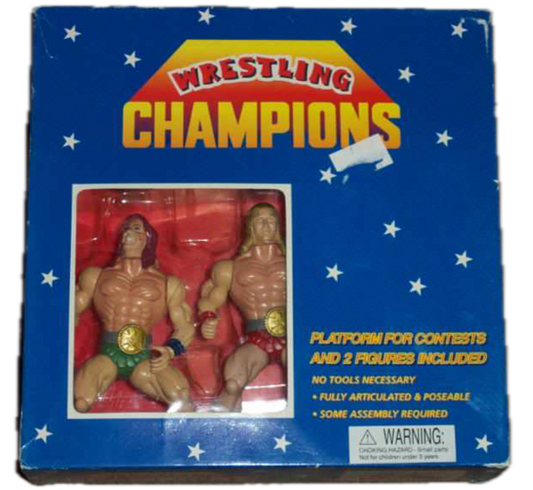 Wrestling Champions Bootleg/Knockoff Ring 2-Pack: Ultimate Warrior & Owen Hart