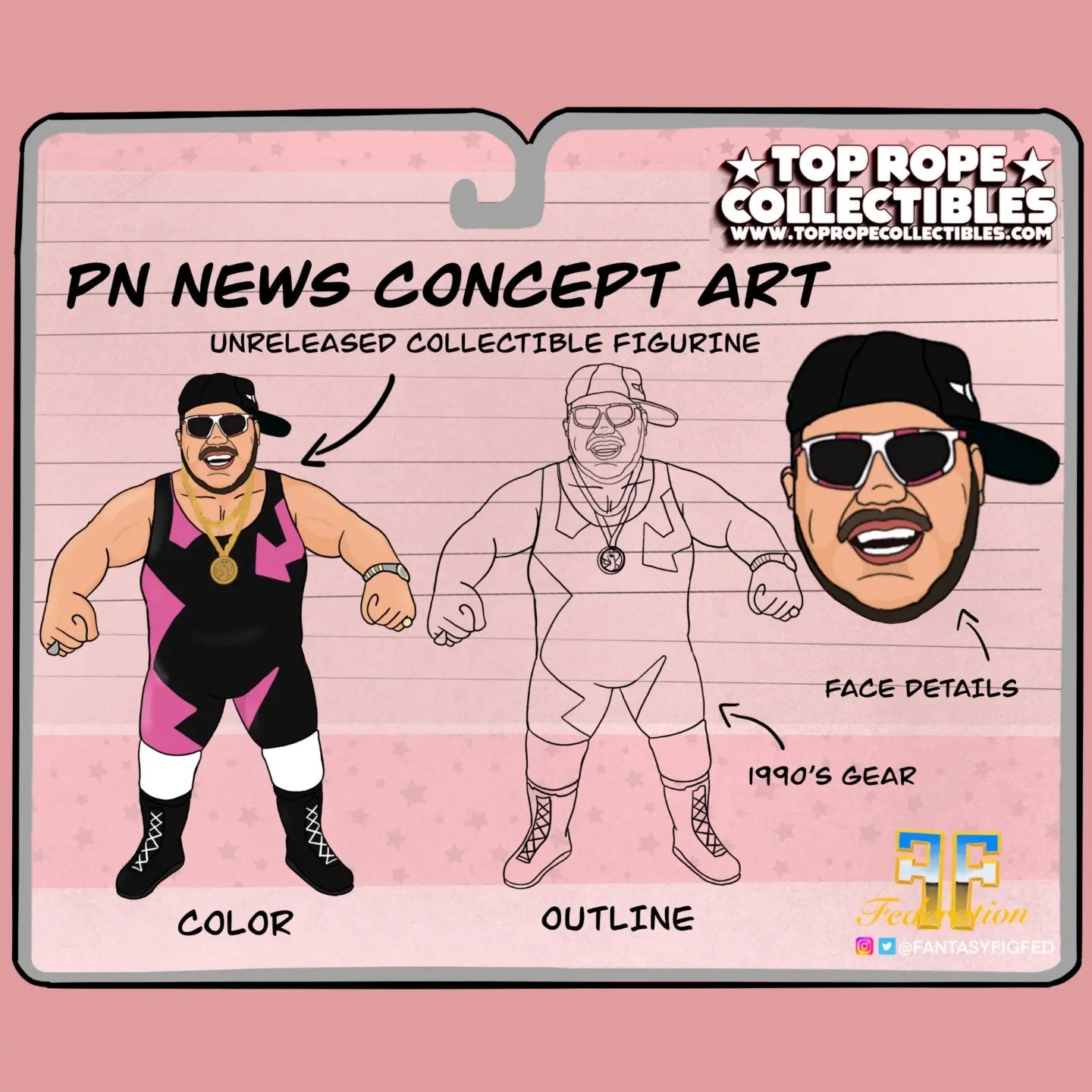 2025 Top Rope Collectibles PN News [Blue]