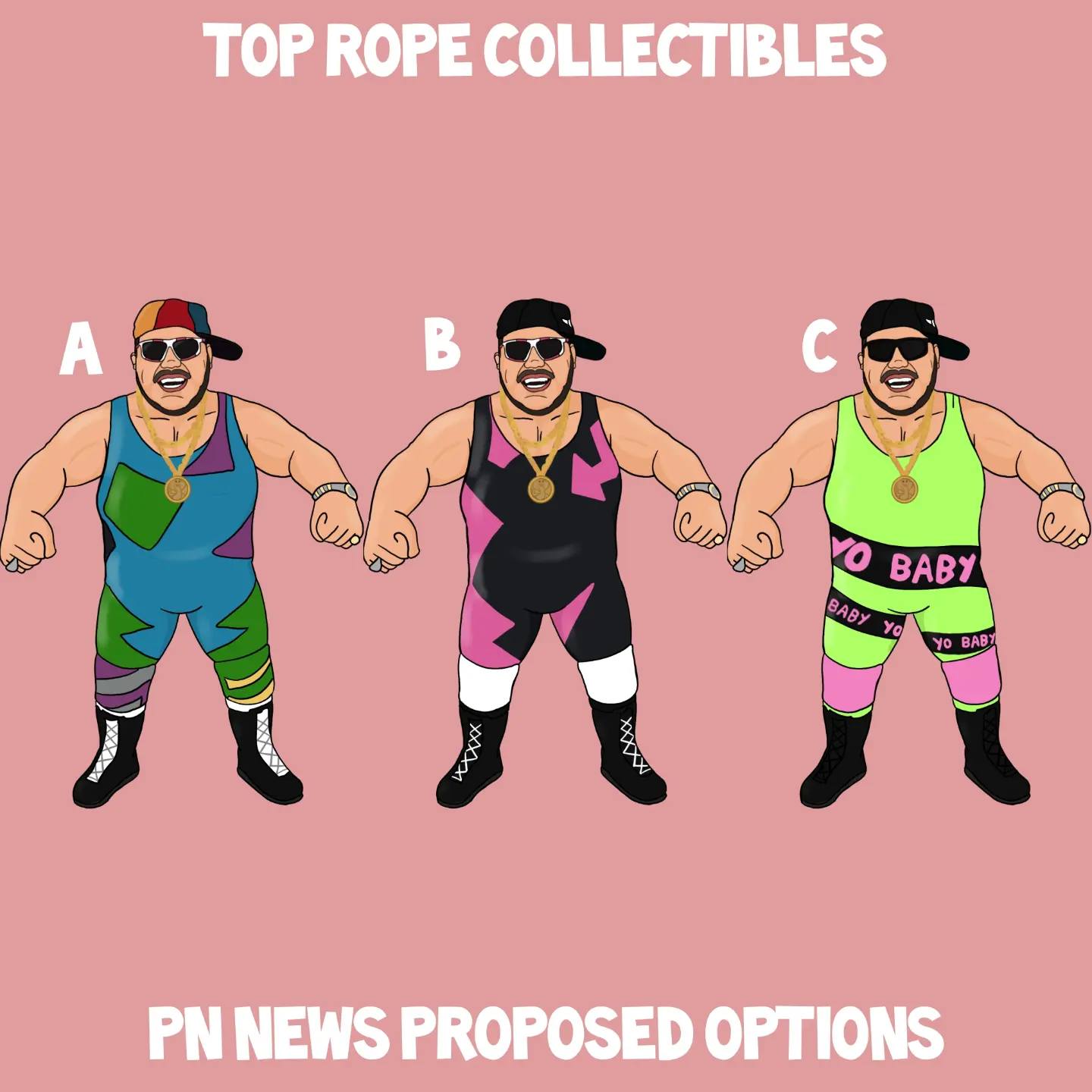 2025 Top Rope Collectibles PN News [Blue]