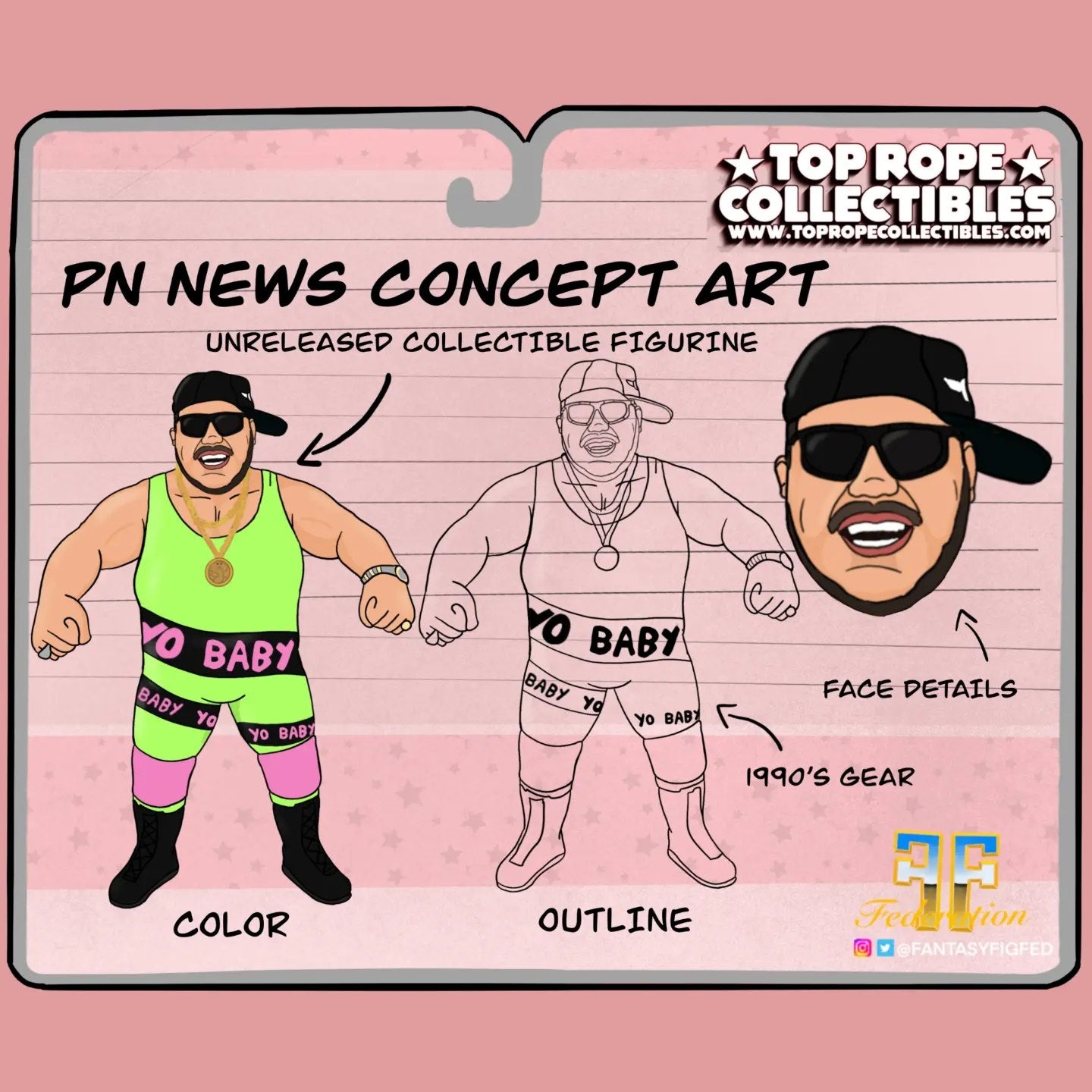 2025 Top Rope Collectibles PN News [Blue]
