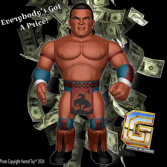 Hasttel Toy Grapplers & Gimmicks Tatanka [With Blue Trunks]