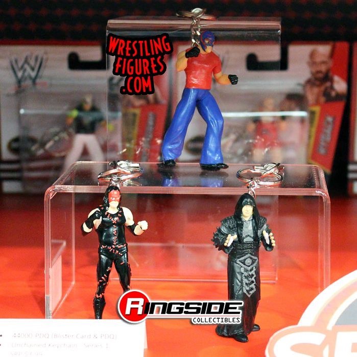Unreleased WWE Wicked Cool Toys Unchained Key Chains Kane