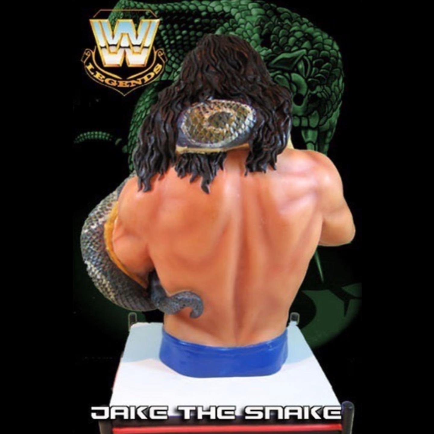 Unreleased WWE First 4 Figures Jake "The Snake" Roberts Statue