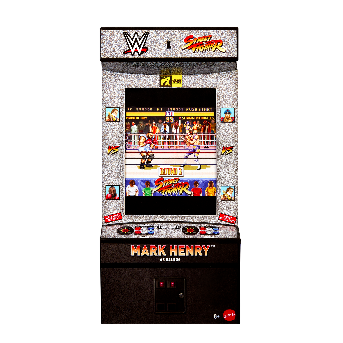 2026 WWE x Street Fighter Elite Collection Series 4 Mark Henry as Balrog
