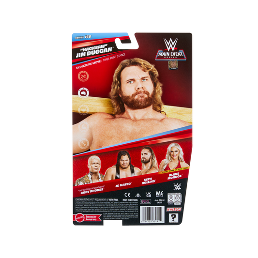 2026 WWE Mattel Main Event Series 168 "Hacksaw" Jim Duggan