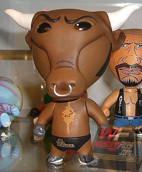 Unreleased WWE Jakks Pacific Vinyl Aggression Brahma Bull
