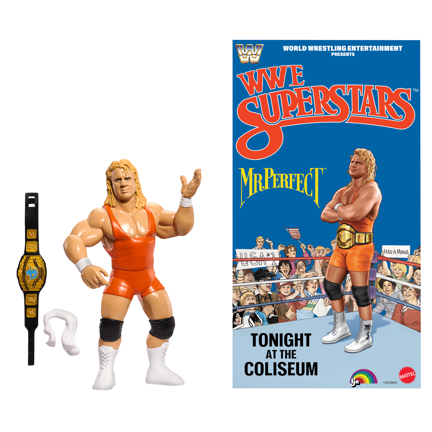 2026 Mattel LJN WWE Superstars Series 4 Mr. Perfect [Chase]